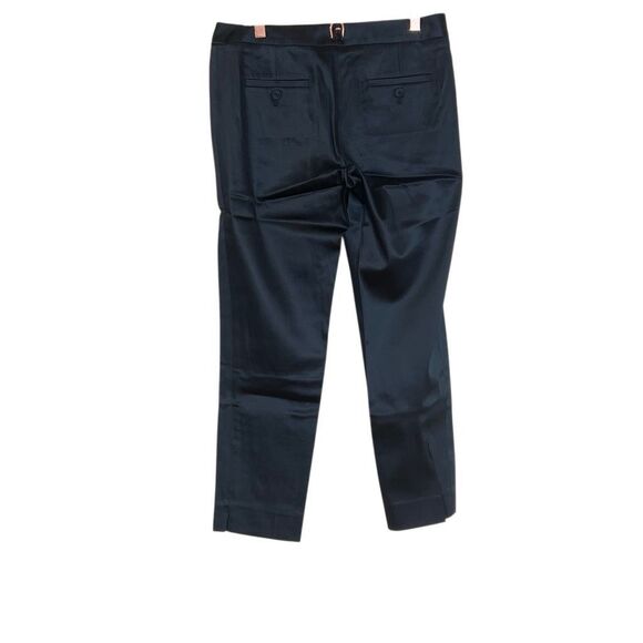 Talbots NWT Signature Low Rise Flat Front Cropped Trouser Pants Black Size 4P - Picture 11 of 11